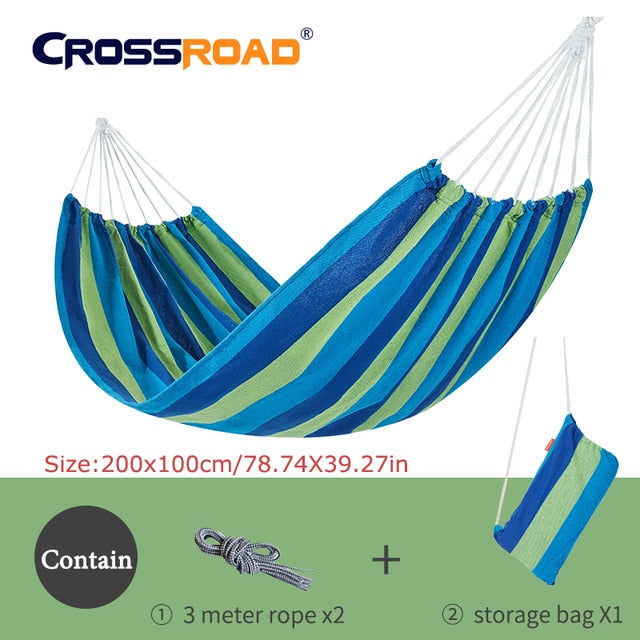 Russianon warehouses on sale Single/Double 200x150cm garden swings outdoor camping hammock  hanging chair bed portable