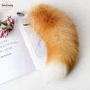 Separable Anal Plug Real Fox Tail Cosplay Butt Plug Anal Sex Tail Productos para adultos Juguetes sexuales anales para mujer Parejas Hombres Tienda sexy