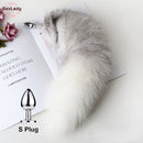 Separable Anal Plug Real Fox Tail Cosplay Butt Plug Anal Sex Tail Productos para adultos Juguetes sexuales anales para mujer Parejas Hombres Tienda sexy