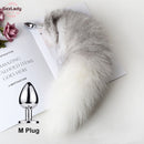 Separable Anal Plug Real Fox Tail Cosplay Butt Plug Anal Sex Tail Productos para adultos Juguetes sexuales anales para mujer Parejas Hombres Tienda sexy