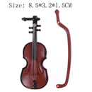 Microphone Phonograph Guitar Violin Trumpet Saxophone Drum Doll Musical Instrument for Dolls Music House Bar Doll Accessories