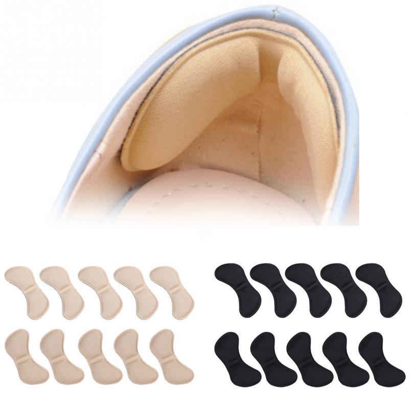 5 Paar Ferseneinlagen Schmerzlinderungskissen Anti-Verschleiß-Kleber Fußpflegepads Fersenaufkleber Ferseneinlage Grips Crash-Einlegesohle Patch