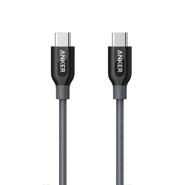Anker Powerline+ C to C 2.0 Cable High Durability,for USB Type-C Devices,MacBook,Matebook,iPad Pro 2018,Galaxy,Pixel,Nexus,etc