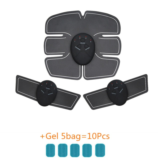 EMS Wireless Muscle Stimulator ABS Abdominal Muscle Trainer Toner Body Fitness Hip Trainer Shaping Patch Sliming Trainer Unisex
