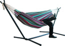 200*150cm Indoor/Outdoor Camping Hammock Hanging Chair Durable Comfort Thick Canvas Stripe Hammocks Swing Chairs without Shelf