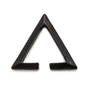 Fashion Gothic Triangle earrings Unisex Punk Rock copper Men Women Ear Stud Earrings Pierced Push-Back Ear Plug Buckle jewelry