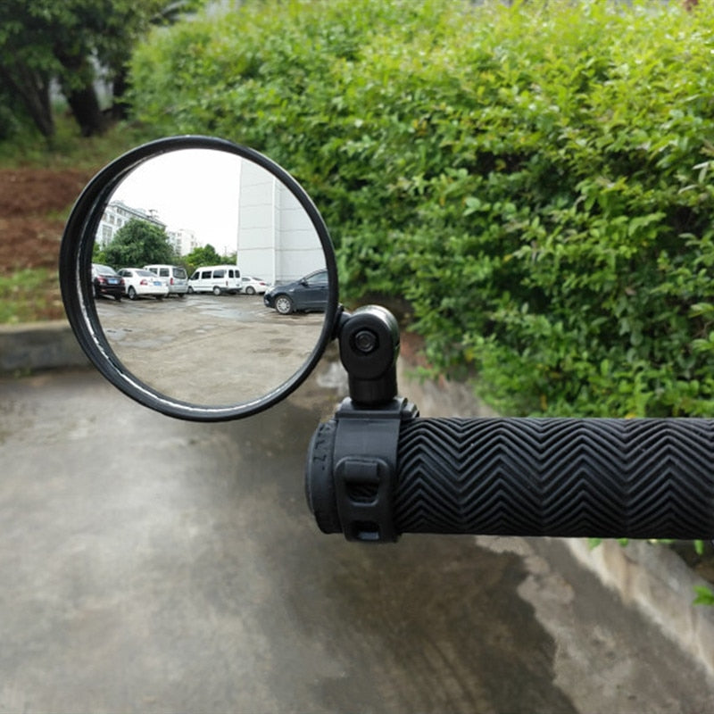 1 Pieces Bicycle Adjustable Rearview Mirror Rearview Handlebar Mirrors Handlebar Back Eye Cycling Rear View Mirrors Accessories