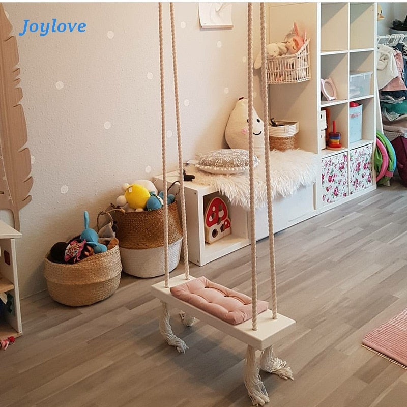 JOYLOVE INS Nordic-Style Indoor Swing Glider Kinderzimmer Dekoration Deckenhänger Schaukel Schaukelstuhl