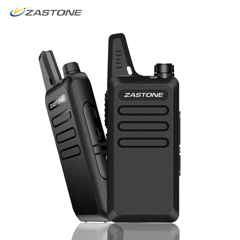 Zastone X6 Mini Walkie Talkie 400-470 UHF Walkie Talkie Radio portátil de mano Comunicador Radio de jamón bidireccional
