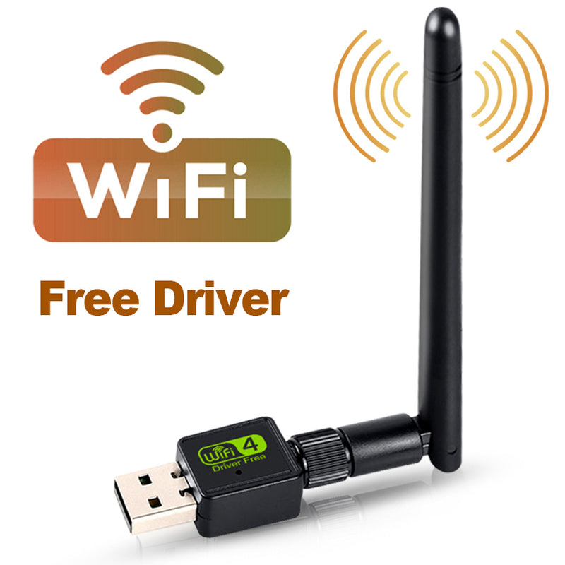 USB-WLAN-Adapter Antenne WLAN USB-WLAN-Adapterkarte WLAN-Adapter Ethernet-WLAN-Dongle MT7601 Kostenloser Treiber für PC-Desktop-Laptop