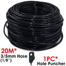 Irrigación por goteo para invernadero, 4 vías, 3/5mm, flecha de goteo, transmisor de 2 vías, sistema de riego para maceta, jardín, césped, 10 juegos/20 juegos