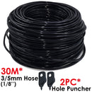 Irrigación por goteo para invernadero, 4 vías, 3/5mm, flecha de goteo, transmisor de 2 vías, sistema de riego para maceta, jardín, césped, 10 juegos/20 juegos