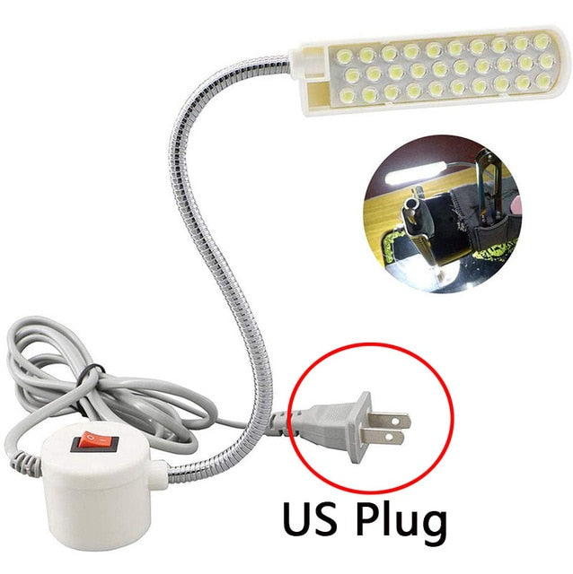 Industrial Lighting Sewing Machine LED Lights Multifunctional Flexible Work Lamp Magnetic Sewing light for Drill Press Lathe