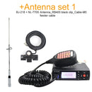 Baojie BJ-218 Mini Mobile Radio Car Radio FM Transceiver 25W VHF UHF BJ218 Vericle Car Ham Radio Dual Band Walkie Talkie