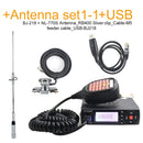 Baojie BJ-218 Mini Mobile Radio Car Radio FM Transceiver 25W VHF UHF BJ218 Vericle Car Ham Radio Dual Band Walkie Talkie