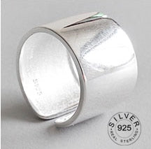 Vintage Color plata Metal Punk carta anillos abiertos diseño anillos de dedo para Mujeres Hombres fiesta joyería regalos CARTA