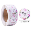 Gift Sealing Stickers 500pcs Thank you Love Design Diary Scrapbooking Stickers Festival Birthday Party Gift Decorations Labels