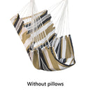 Portable Hammock Chair Hanging Rope Chair Swing Chair Seat  for Travel Camping Garden Indoor Outdoor Hammock Swings Furniture