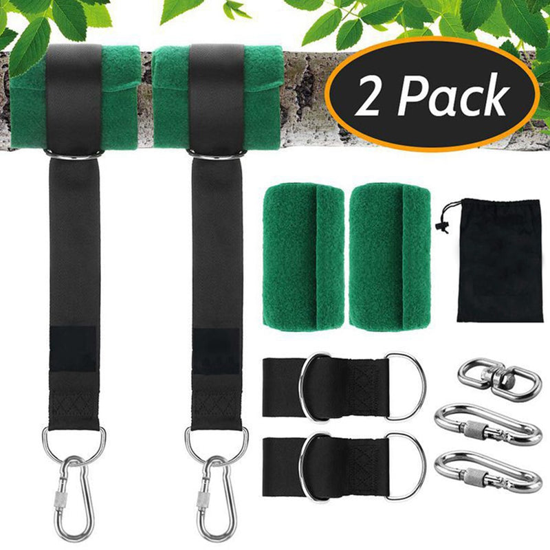Swing Hammock Tree Mat Hanging Kit Strap Carabiner Camping Garden Swing Fittings for Outdoor Playing Sport Decoration