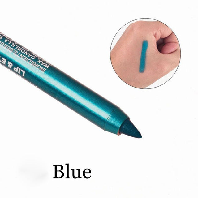 Doppelköpfiger, langlebiger, schweißfester Eyeliner-Stift, Lidschattenstift, dauerhafter Eyeliner-Stift, Pigment, wasserdichte Augen-Make-up-Tools