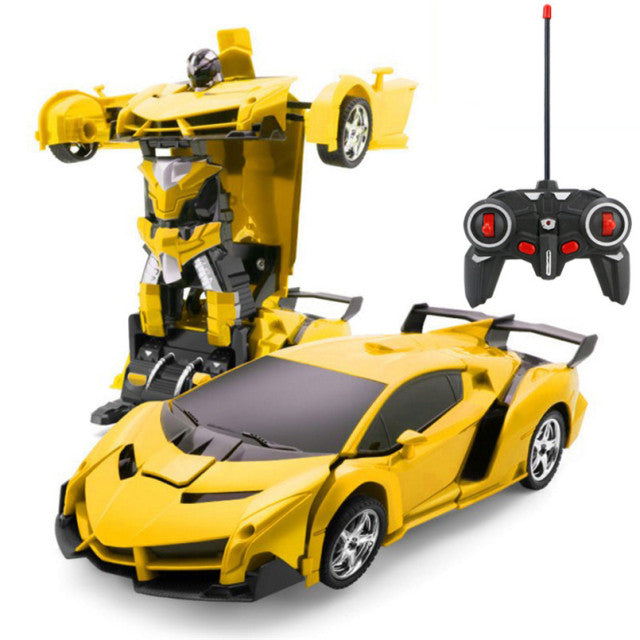 2 in 1 Elektro RC Auto Transformation Roboter Kinder Jungen Spielzeug Outdoor Fernbedienung Sport Deformation Auto Roboter Modell Spielzeug