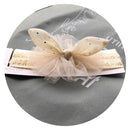 Balleenshiny Infant Child Hair Band Three-dimensional Alloy Rhinestone Crown Headdress Baby Girl Mesh Elastic Headband Turban