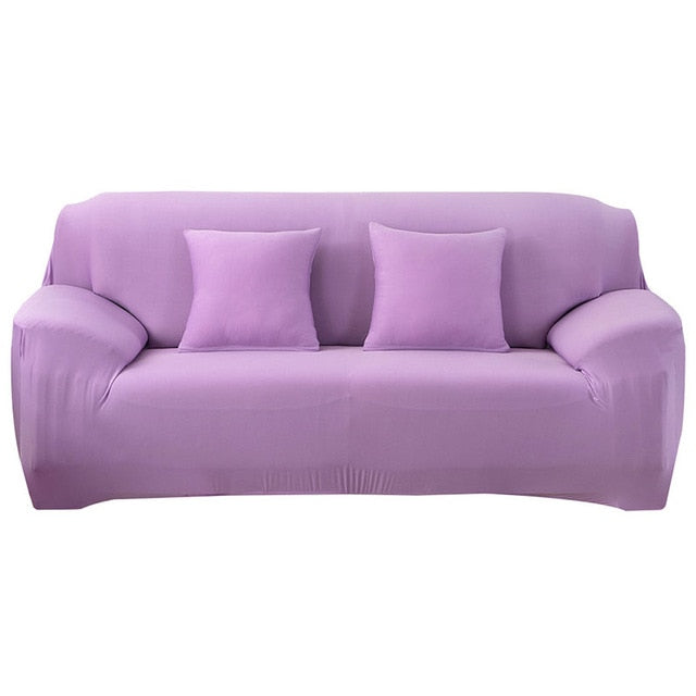 Elastizität Sofabezug Ausziehbarer Couchbezug SofaCover Schnitt Einfarbig Einzel-/Zwei-/Drei-/Vier-Sitzer L-Form Benötigt Kaufen Sie 2St