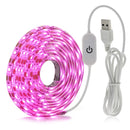 LED Grow Light Full Spectrum USB Grow Light Strip 0.5m 1m 2m 3m 2835 SMD DC5V LED Phyto Tape for Seed Plants Flowers Greenhouses