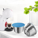 Refillable STAINLESS STEEL Metal Reusable Dolce Gusto Capsule Silicone Cover Dolci Gusto Coffee Machine Coffee Spoon with Clip