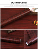 Papel tapiz de grano de madera de PVC, autoadhesivo, impermeable, pegatinas para muebles, papel de Contacto, dormitorio, cocina, puerta, armario, decoración de escritorio