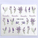 YWK, 1 pieza, pegatina de transferencia al agua de flores de Color transparente, calcomanías para decoración de uñas, envolturas de moda DIY, herramientas de manicura