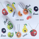 YWK, 1 pieza, pegatina de transferencia al agua de flores de Color transparente, calcomanías para decoración de uñas, envolturas de moda DIY, herramientas de manicura