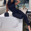 Ropa de calle, mono blanco Sexy ceñido al cuerpo, monos de mujer, mono ajustado de manga corta de verano 2020 para mujer