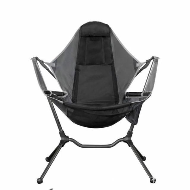 Faltbarer Outdoor-Stuhl Gartenschaukel Strand-Mond-Stuhl mit Kissen für Camping Angeln Ultraleichter tragbarer Stuhl