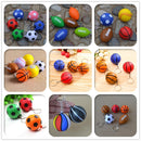 1000 Pcs Football Basketball Baseball Table Tennis PU  Keychain Fashion Sports Item Key Chains Golf Key Chain Sports Souvenir