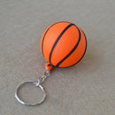 1000 Pcs Football Basketball Baseball Table Tennis PU  Keychain Fashion Sports Item Key Chains Golf Key Chain Sports Souvenir