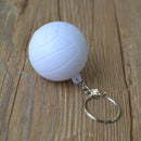 1000 Pcs Football Basketball Baseball Table Tennis PU  Keychain Fashion Sports Item Key Chains Golf Key Chain Sports Souvenir