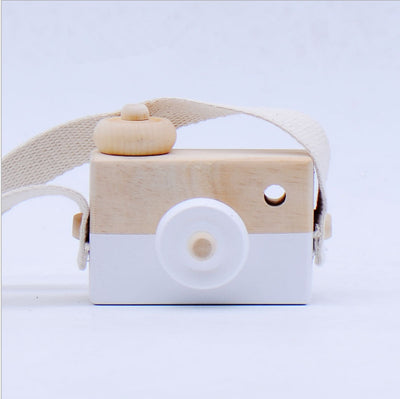 New Children Wooden Camera Toys Hanging Camera Photography Decoration Children Educational Toys for  Birthday Christmas Gifts