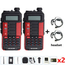 2PCS Baofeng UV 10R Professional Walkie Talkies High Power 10W Dual Band 2 way CB Ham Radio hf Transceiver VHF UHF BF UV-10R New