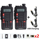 2PCS Baofeng UV 10R Professional Walkie Talkies High Power 10W Dual Band 2 way CB Ham Radio hf Transceiver VHF UHF BF UV-10R New