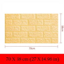 Self adhesive Waterproof TV Background Brick Wallpapers 3D Wall Sticker Living Room Wallpaper Mural Bedroom Decorative Stickers