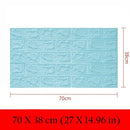 Self adhesive Waterproof TV Background Brick Wallpapers 3D Wall Sticker Living Room Wallpaper Mural Bedroom Decorative Stickers