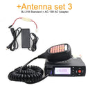 Baojie BJ-218 Mini Mobile Radio Car Radio FM Transceiver 25W VHF UHF BJ218 Vericle Car Ham Radio Dual Band Walkie Talkie
