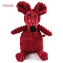 Juguetes para perros de pana para perros pequeños y grandes, forma de Animal, mascota de peluche, cachorro, juguete resistente a mordeduras para masticar, accesorios para mascotas, suministros