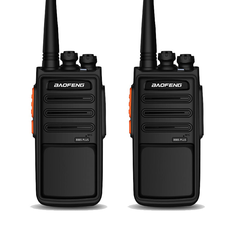 2 uds BaoFeng BF-888S Plus Walkie Talkie 16CH voz más clara y rango más largo actualizado con carga directa USB radio bidireccional 2020