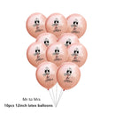 Wedding Decorations Rose Gold Bride To Be Letter Foil Ballon Bride Veil Sash Headband Bridal Shower Bachelorette Party Supplies