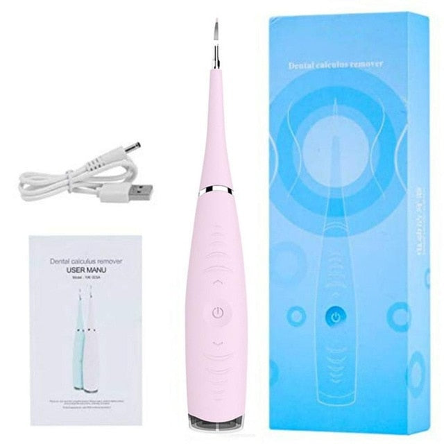 Portable Electric Sonic Dental Scaler Tooth Calculus Remover Tooth Stains Tartar Tool Dentist Whiten Teeth Cleaner  Oral Hygiene