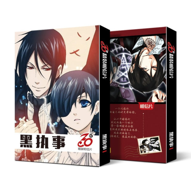 30 Sheets/Set Hot Anime Postcard Angels of Death Tokyo Ghoul Collection Greeting Card Birthday Letter Envelope Gift