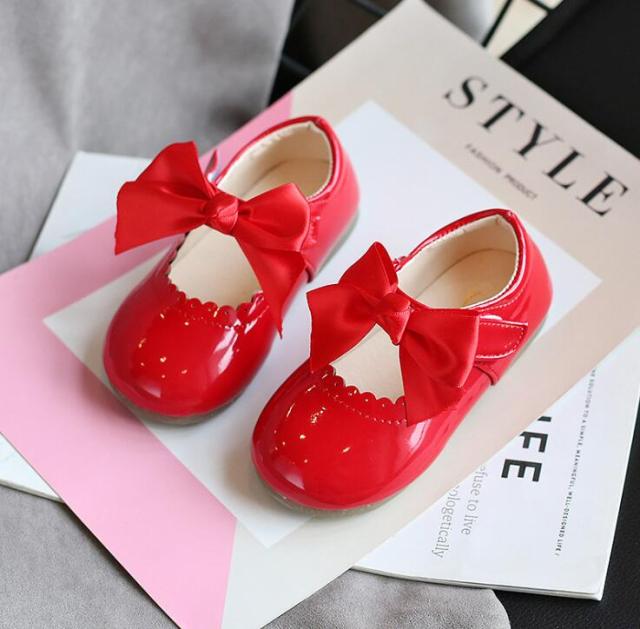 Newest Summer Kids Shoes 2020 Fashion Leathers Sweet Children Sandals For Girls Toddler Baby Breathable PU Out Bow Shoes
