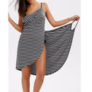 Oufisun, pareo De talla grande para mujer, vestido playero envolvente, Bikini, traje De baño para mujer, bata De playa, Túnica para mujer, caftán